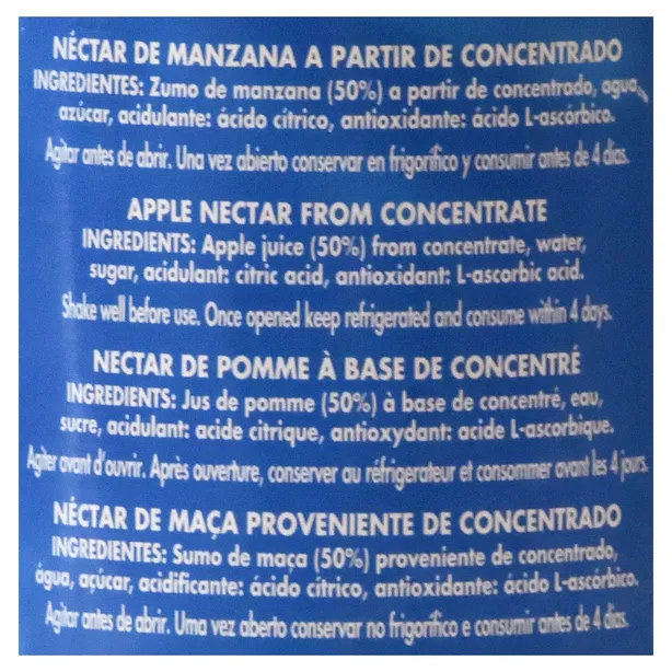 Néctar de Manzana