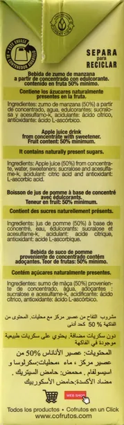 Boisson au jus de Pomme
