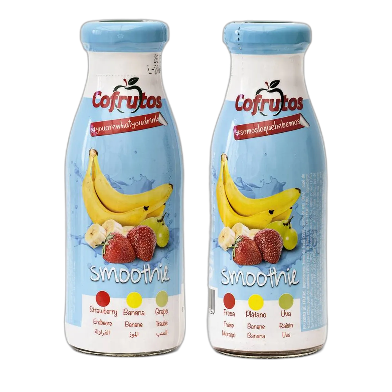 Smoothie Fresa - Plátano - Uva