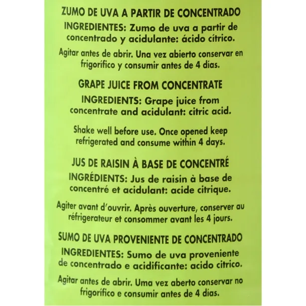 Jus de Raisin - Moût 100% Bouteille 1L