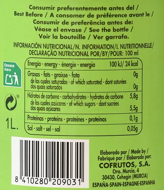 Lemon Nectar 1L Bottle