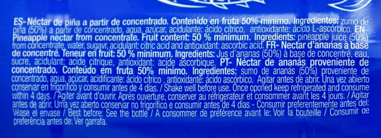 Néctar de Piña Botellín 200ML