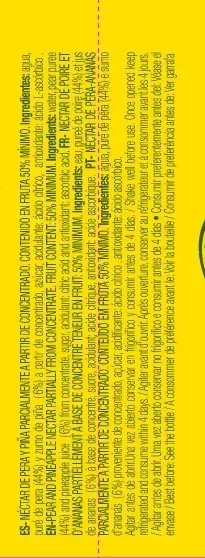 Néctar de Pera Piña Botellín 200ML