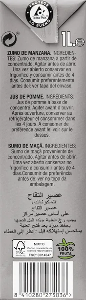 Jus de Pomme 100%