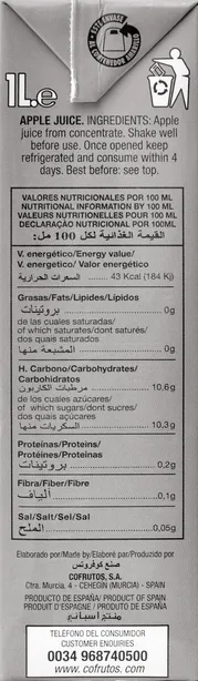 Jus de Pomme 100%