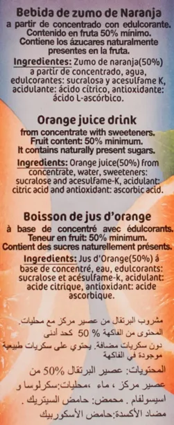 Boisson d'Orange