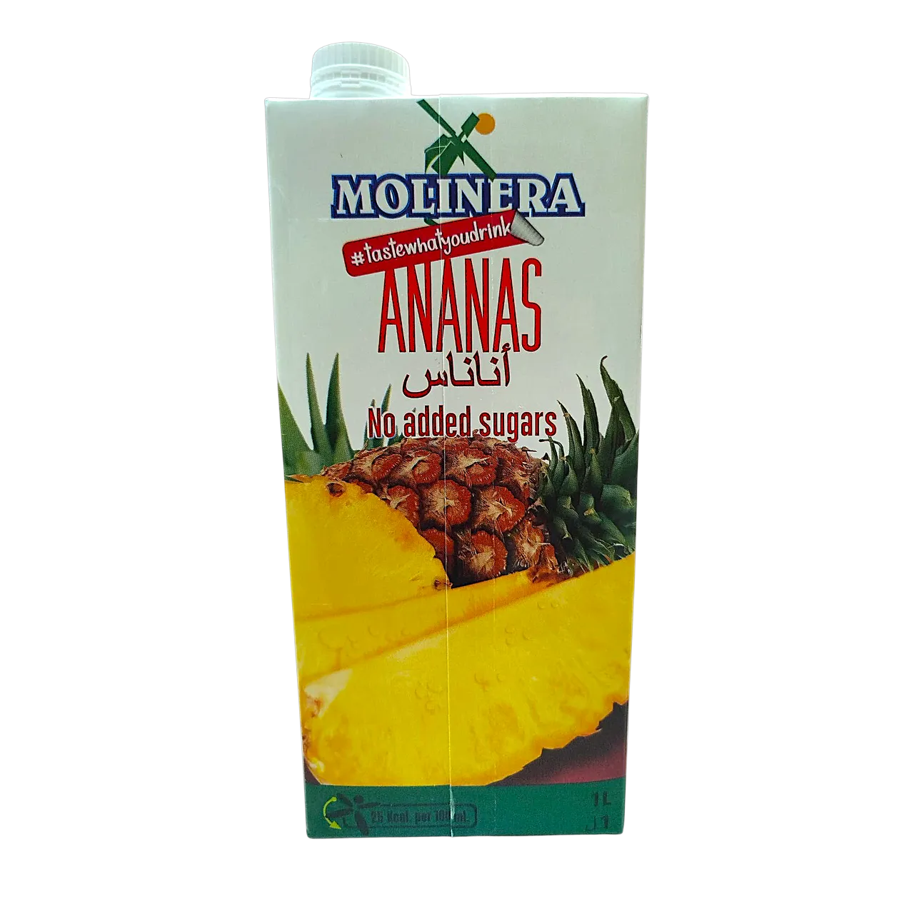 Boisson au jus d'Ananas sans sucres ajoutés