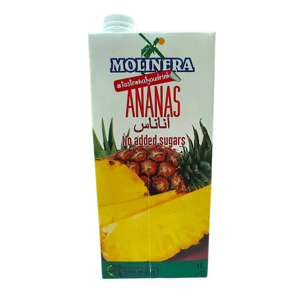 Boisson au jus d'Ananas sans sucres ajoutés