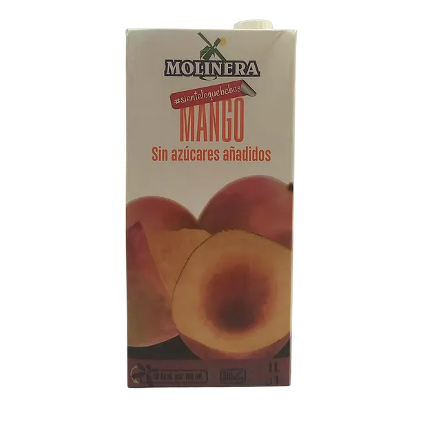 Bebida de zumo de Mango sin azúcares añadidos